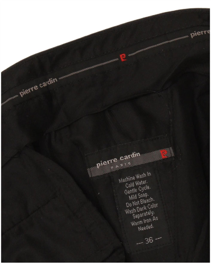 PIERRE CARDIN Mens Pegged Chino Trousers W36 L26 Grey