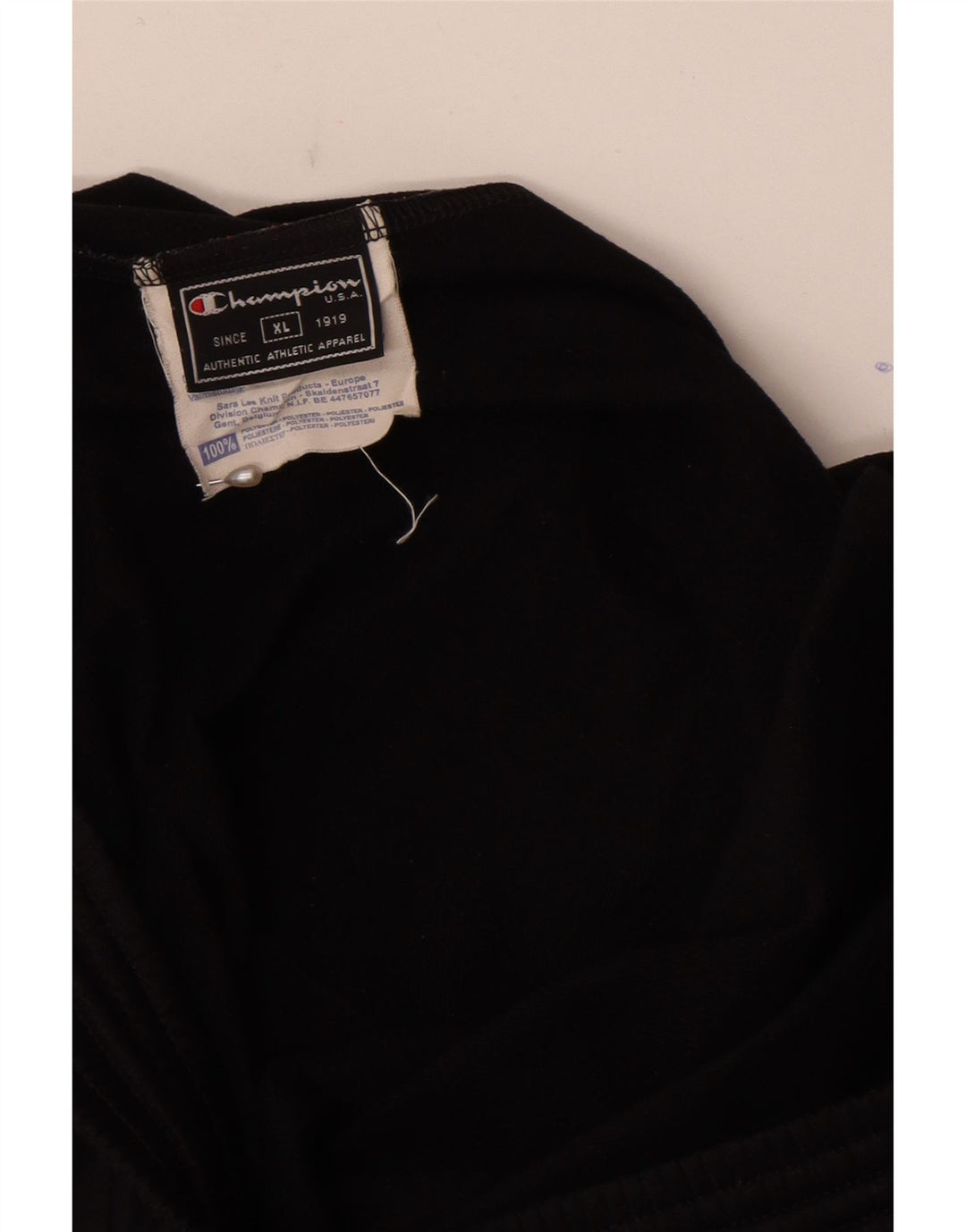 Champion Mens Tracksuit Trousers Joggers XL  Black Polyester