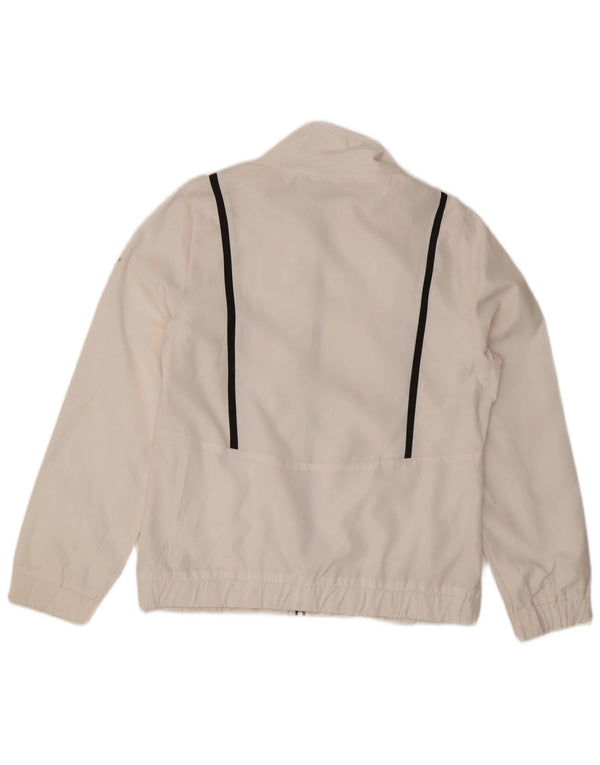 Reebok Womens Tracksuit Top Jacket UK 14 Medium White Polyester