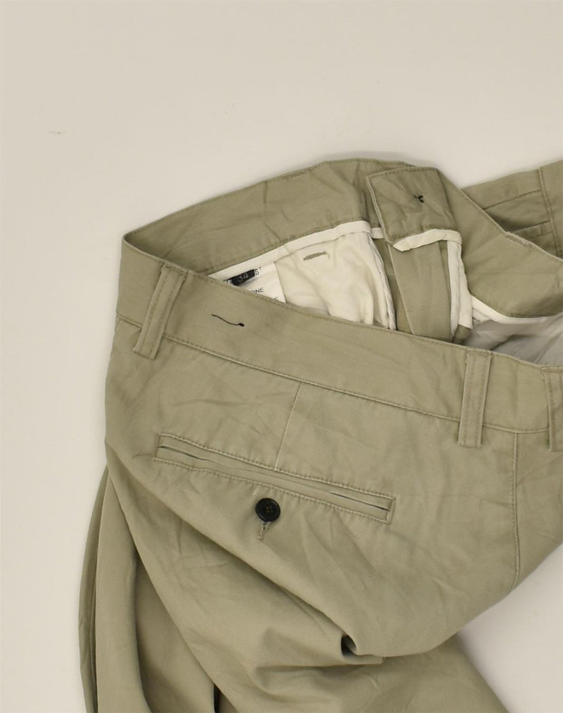 GUESS Mens Straight Chino Trousers W34 L31  Khaki Cotton | Vintage Guess | Thrift | Second-Hand Guess | Used Clothing | Messina Hembry 