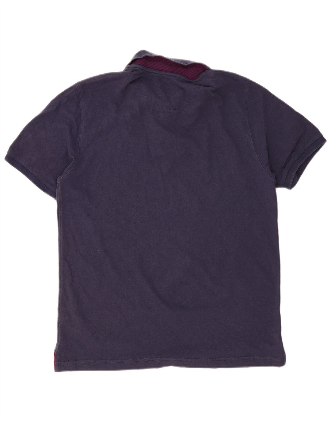 JOULES Mens Classic Fit Polo Shirt Medium Navy Blue Cotton