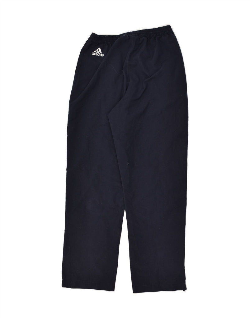 ADIDAS Boys Tracksuit Trousers 11-12 Years Navy Blue Polyester | Vintage Adidas | Thrift | Second-Hand Adidas | Used Clothing | Messina Hembry 