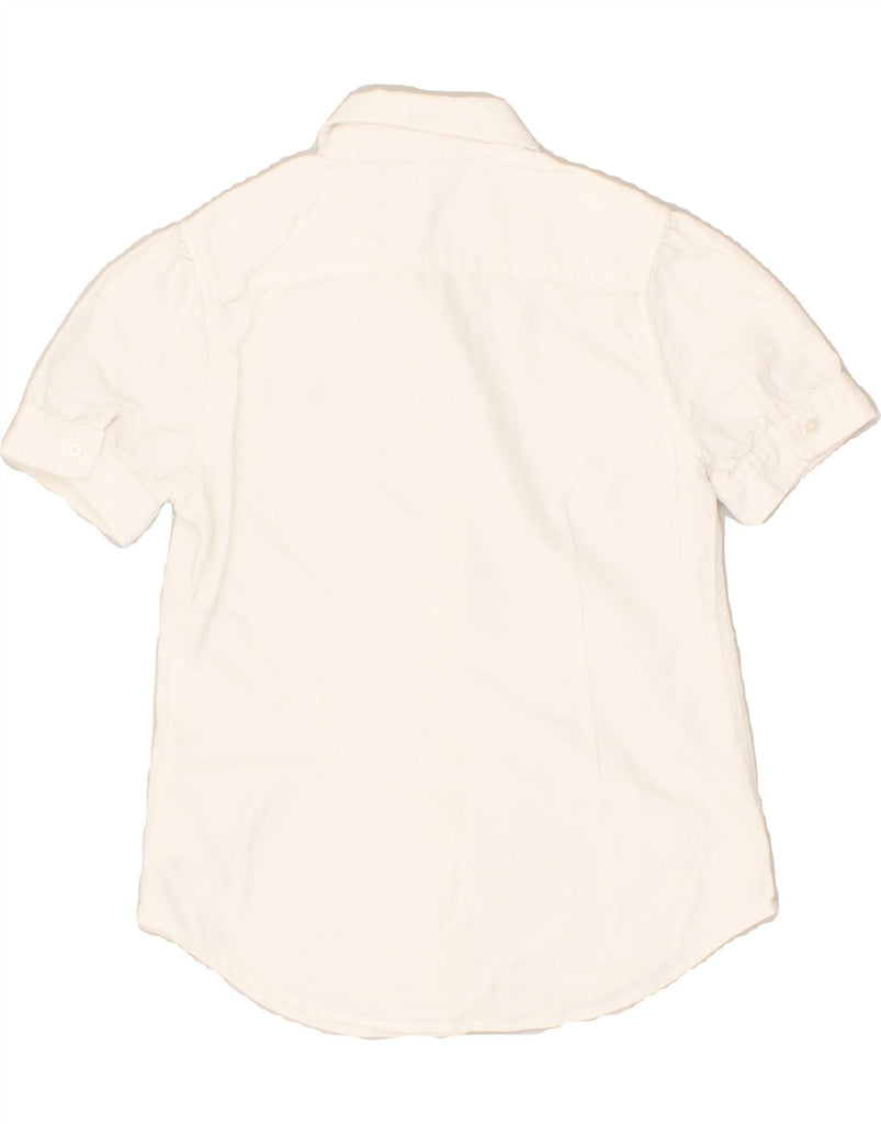 POLO RALPH LAUREN Girls Short Sleeve Shirt 9-10 Years White Cotton | Vintage Polo Ralph Lauren | Thrift | Second-Hand Polo Ralph Lauren | Used Clothing | Messina Hembry 