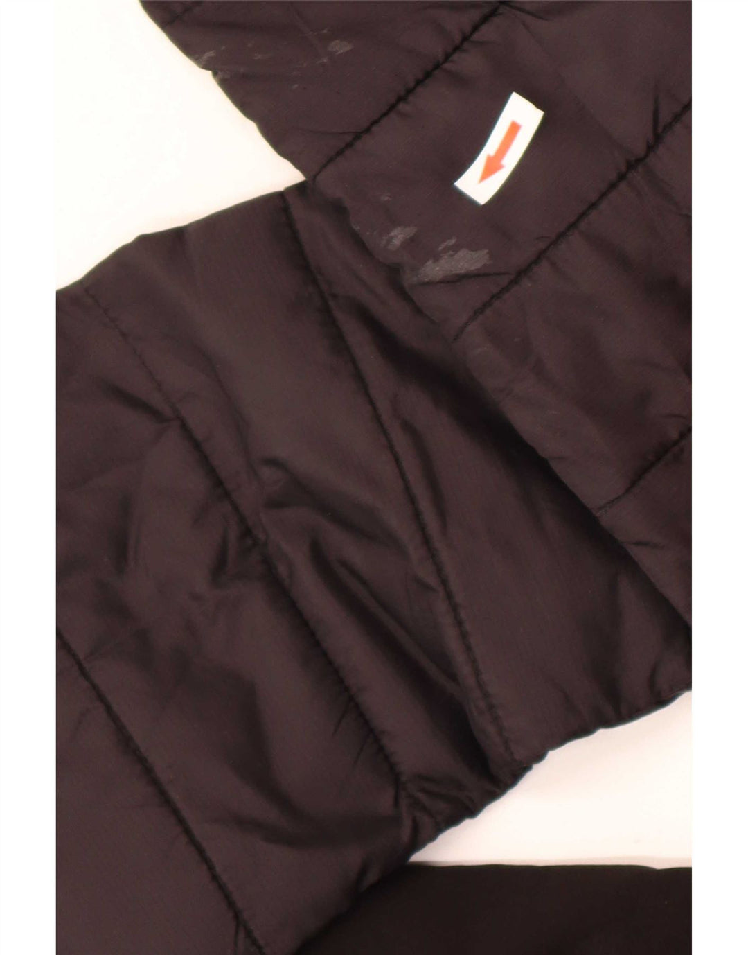 Ellesse Mens Hooded Padded Jacket UK 36 Small Black Nylon