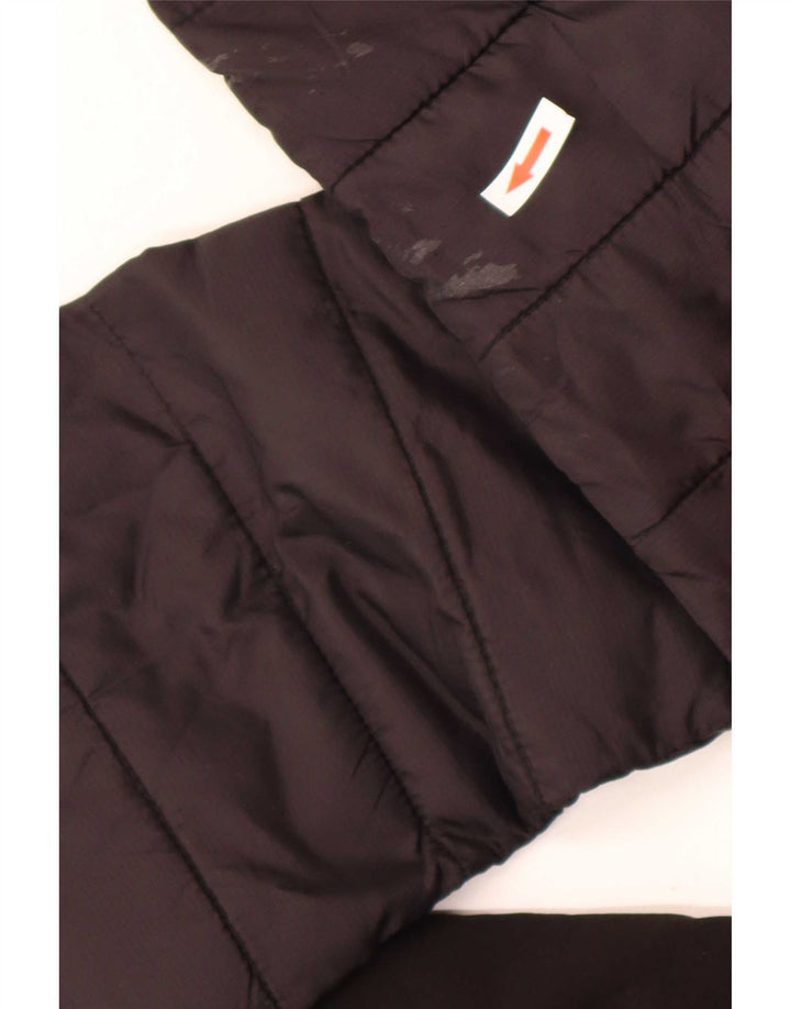 Ellesse Mens Hooded Padded Jacket UK 36 Small Black Nylon