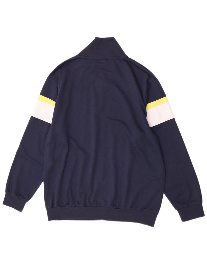 Kappa Mens Tracksuit Top Jacket 2XL Navy Blue Colourblock