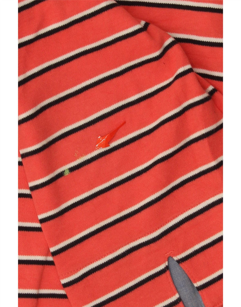 NAUTICA Womens Top 3/4 Sleeve UK 20 2XL Red Striped Cotton Vintage Nautica and Second-Hand Nautica from Messina Hembry 