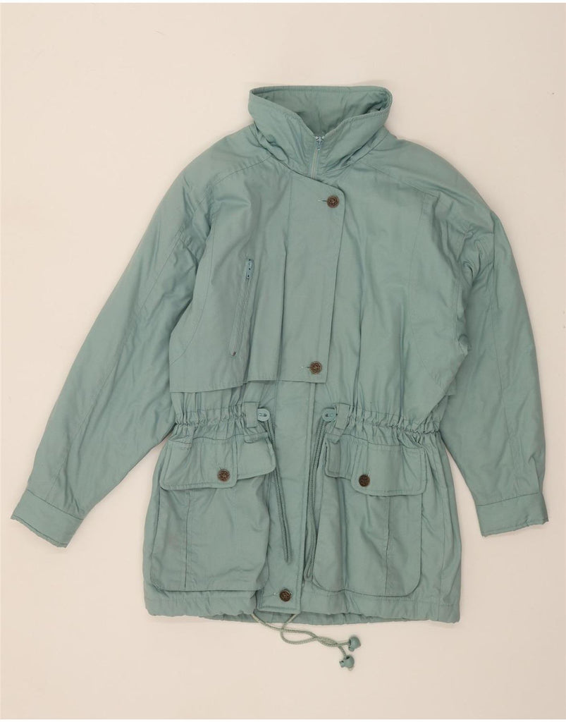 C&A Womens Windbreaker Coat EU 38 Medium Blue Polyester Vintage C&A and Second-Hand C&A from Messina Hembry 