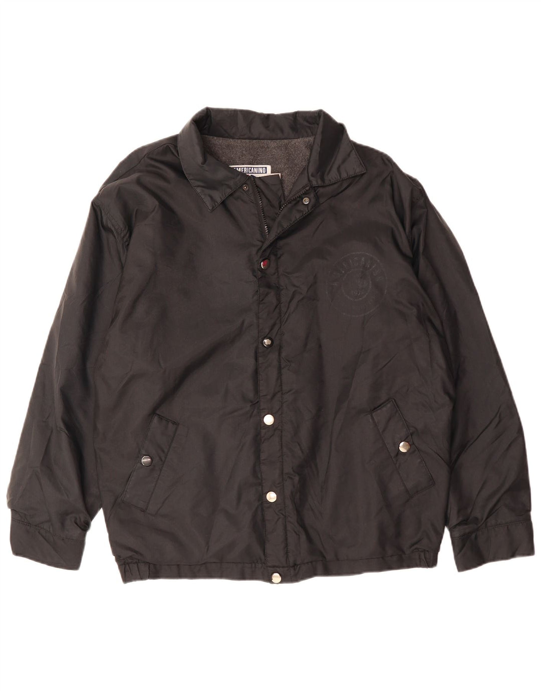 Americanino Mens Windbreaker Jacket UK 40 Large Black
