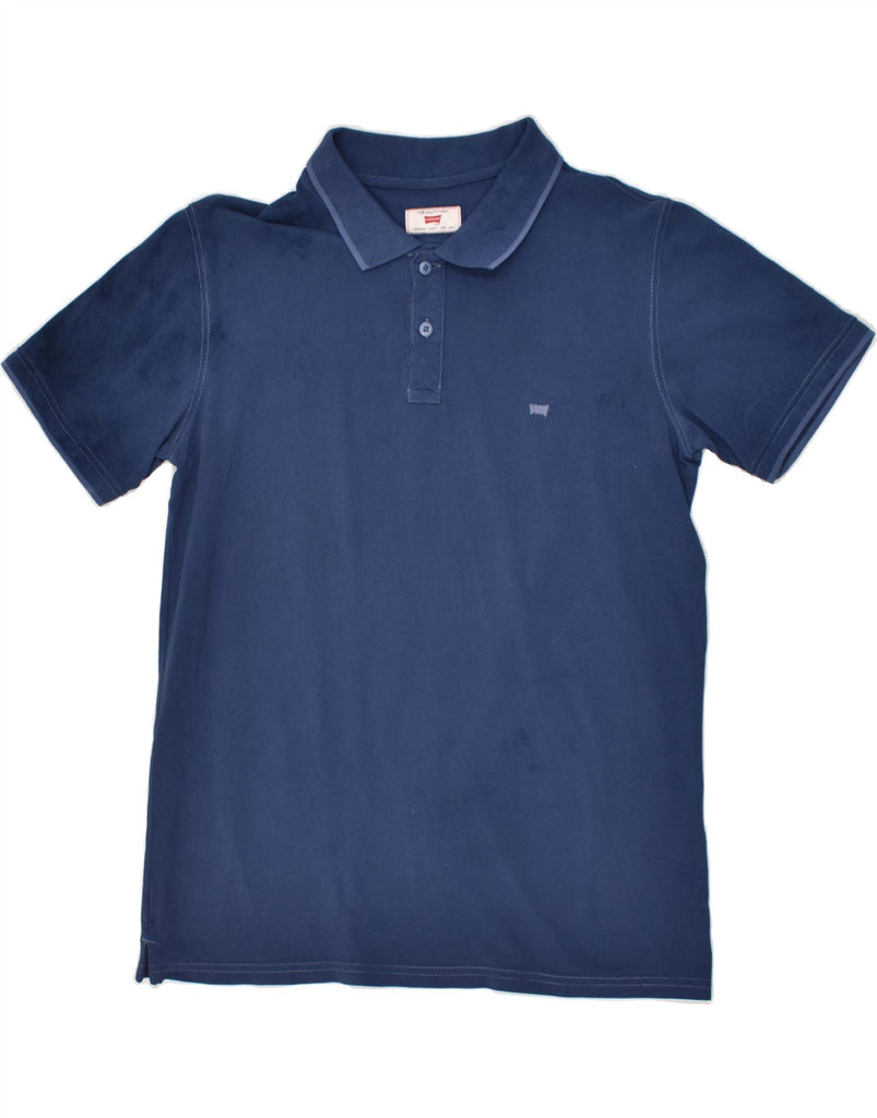 CARRERA Mens Polo Shirt Medium Navy Blue | Vintage Carrera | Thrift | Second-Hand Carrera | Used Clothing | Messina Hembry 