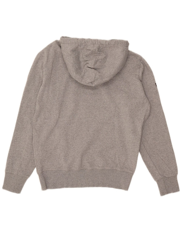 Superdry Mens Graphic Hoodie Jumper Large Grey Cotton
