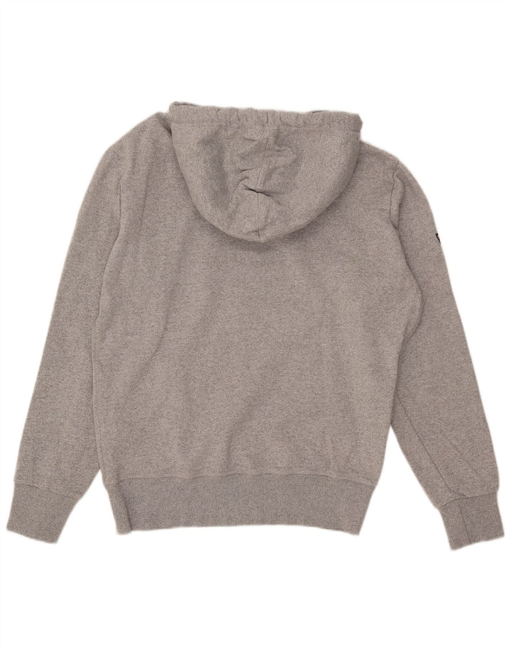 Superdry Mens Graphic Hoodie Jumper Large Grey Cotton