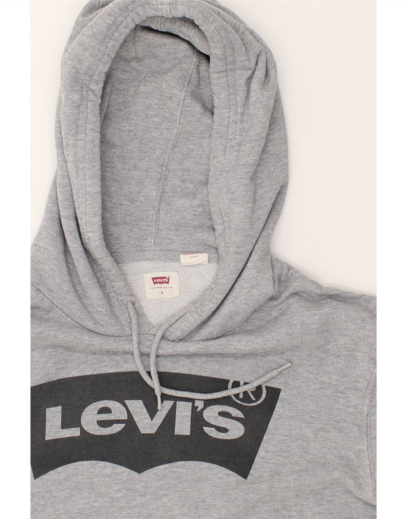 LEVI'S Mens Graphic Hoodie Jumper Small Grey | Vintage Levi's | Thrift | Second-Hand Levi's | Used Clothing | Messina Hembry 