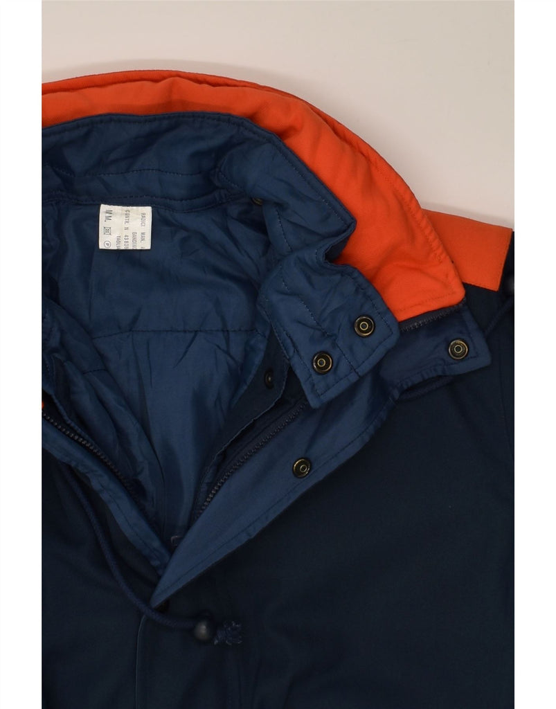 RADICI Mens Windbreaker Jacket UK 38 Medium Navy Blue Colourblock | Vintage Radici | Thrift | Second-Hand Radici | Used Clothing | Messina Hembry 