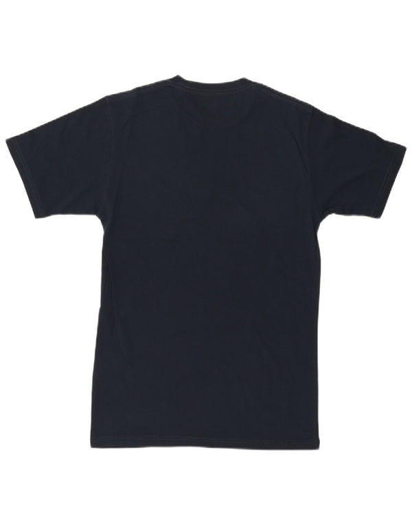 Vans Mens Classic Fit Graphic T-Shirt Top Small Navy Blue Cotton