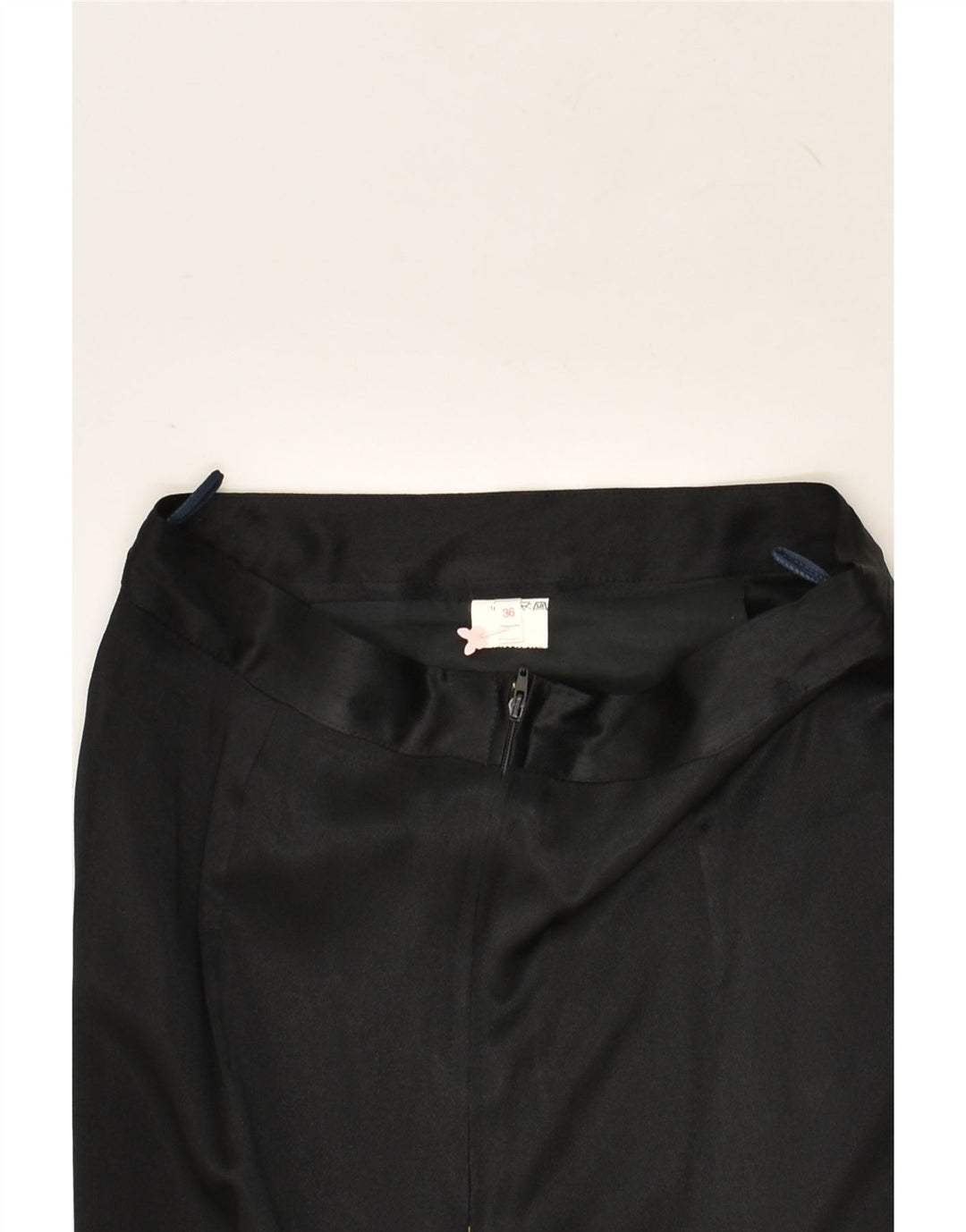 VINTAGE Womens Pencil Skirt EU 36 Small W26 Black Viscose | Vintage Vintage | Thrift | Second-Hand Vintage | Used Clothing | Messina Hembry 