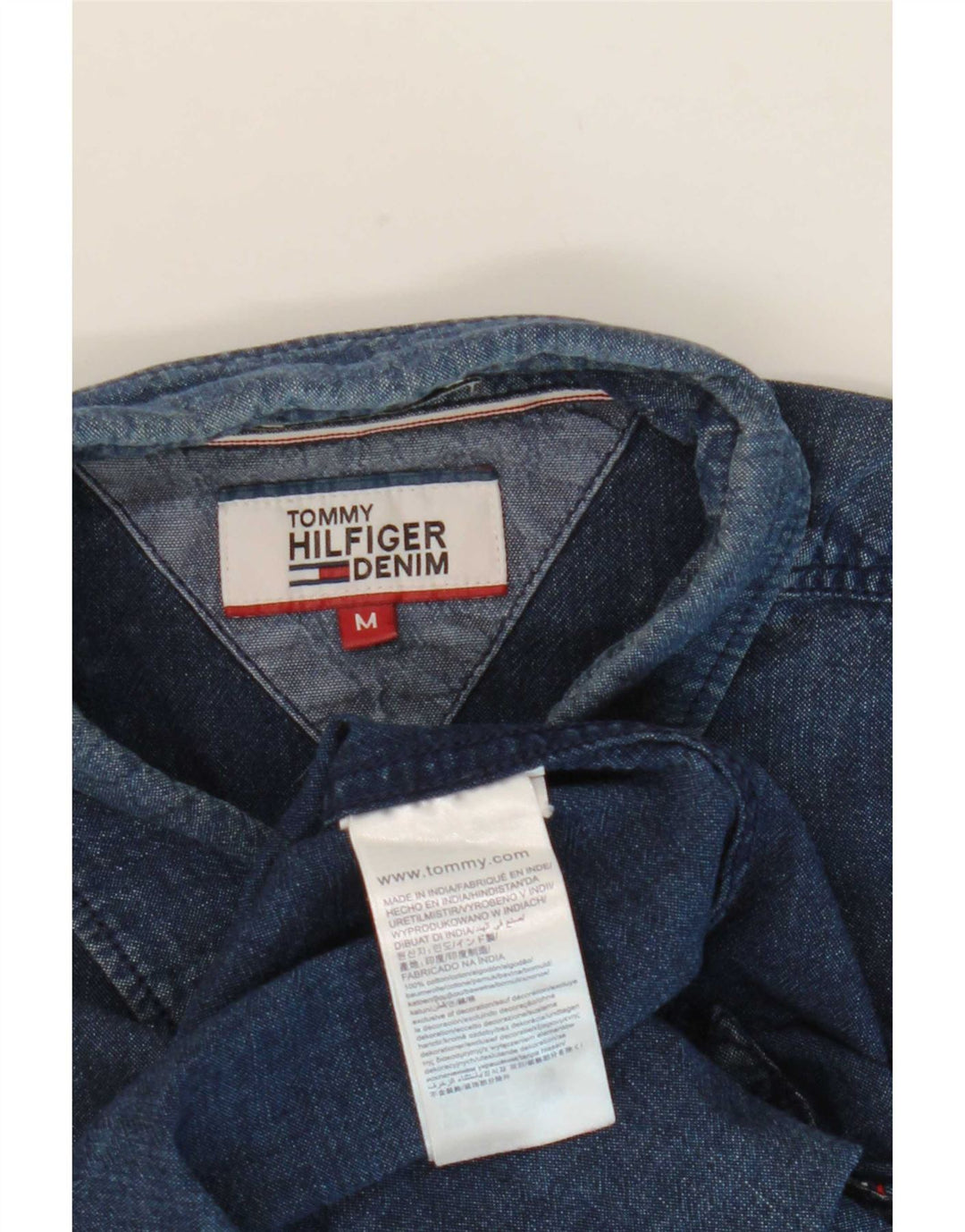 Marks & Spencer Mens Shirt Medium Blue Cotton