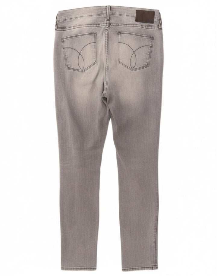CALVIN KLEIN Womens Jegging Jeans W29 L28 Grey Cotton