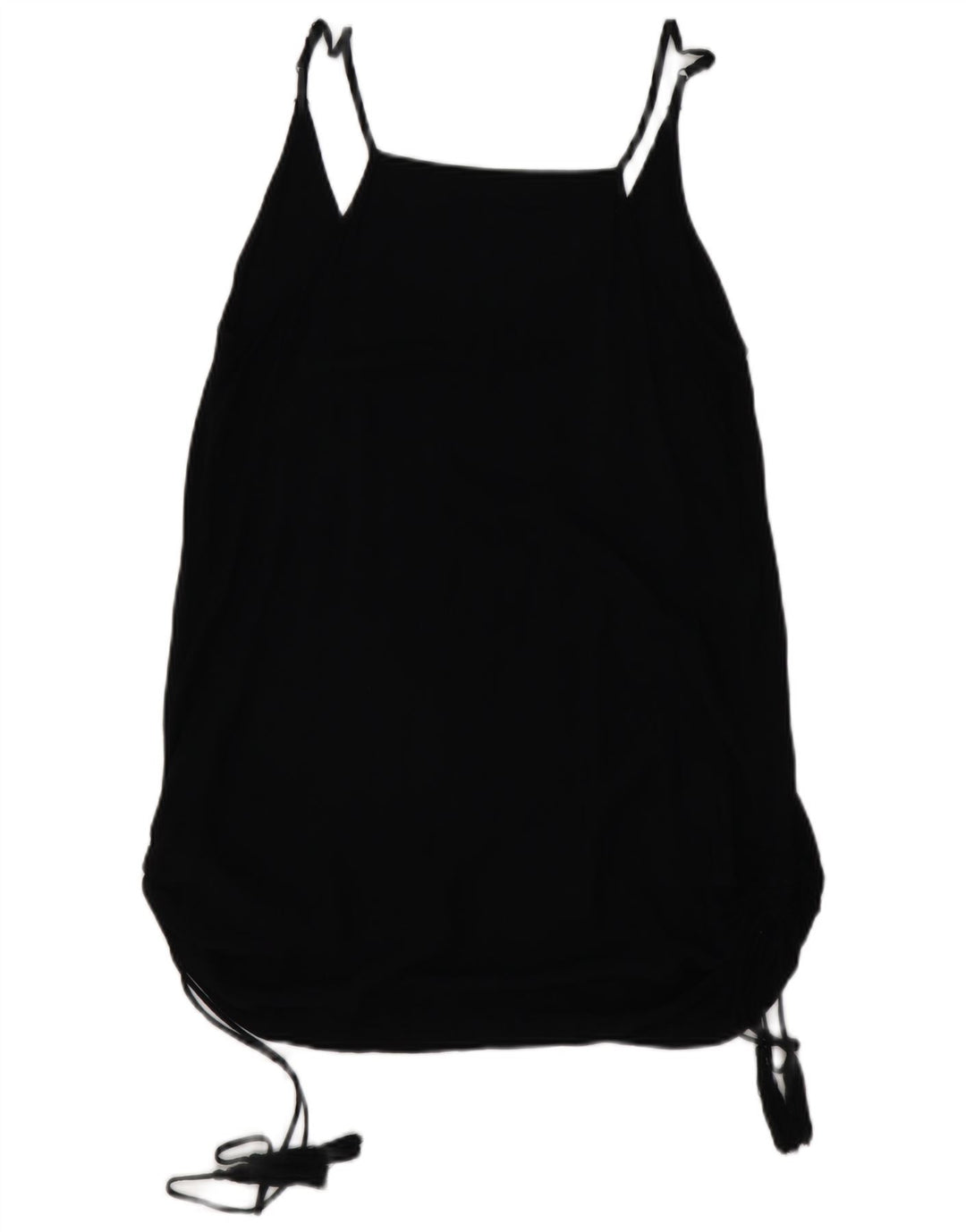 HARLEY Womens Cami Top UK 10 Small Black Rayon