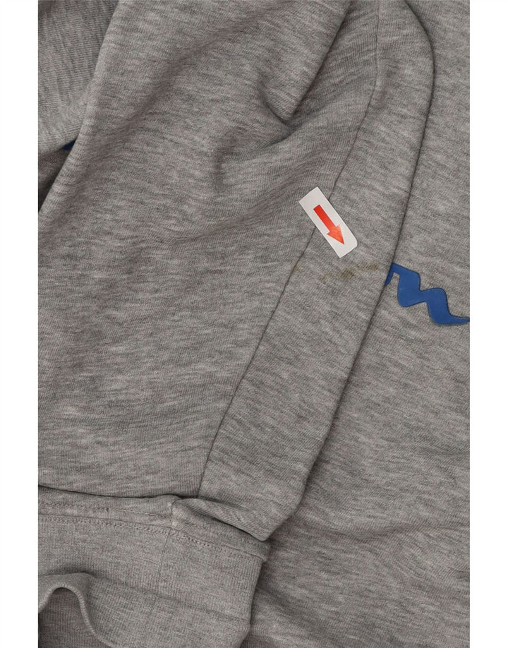 Champion Mens Graphic Hoodie Jumper XL Grey Flecked