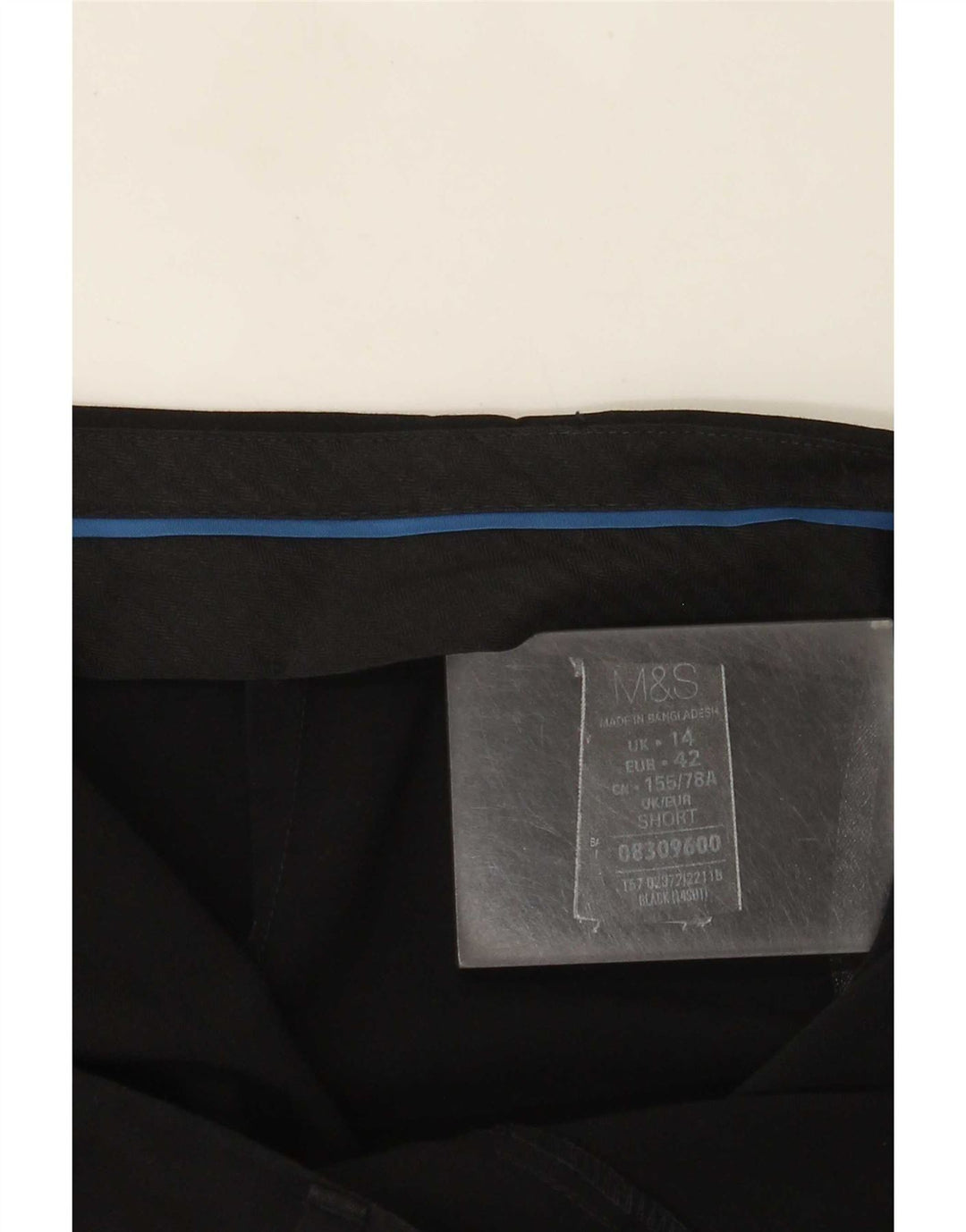 Marks & Spencer Womens Bootcut Suit Trousers UK 14 Large W34 L28 Black