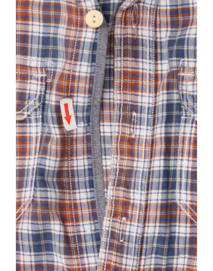 Fat Face Mens Classic Fit Flannel Shirt Medium Blue Check Cotton