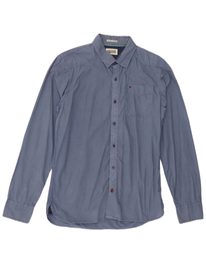 Tommy Hilfiger Mens Shirt Medium Blue