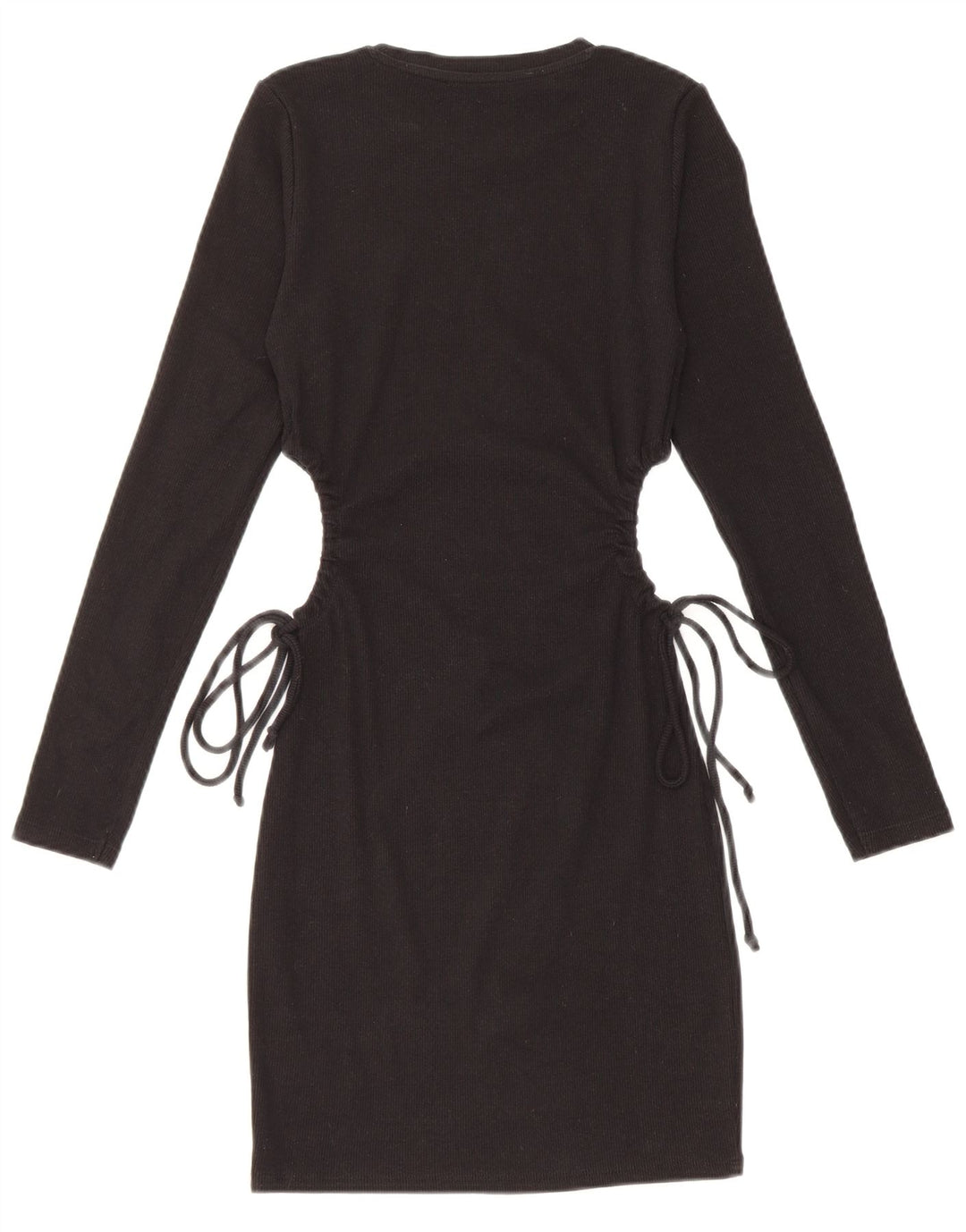Zara Womens Jumper Dress UK 12 Medium Black