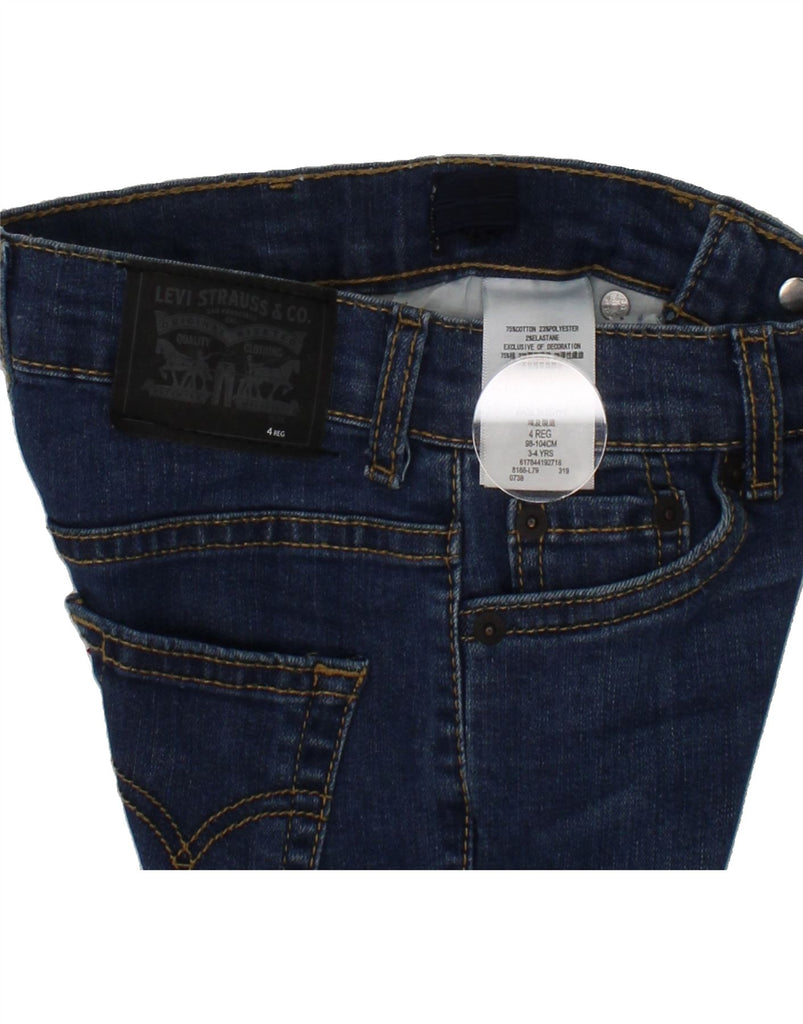 LEVI'S Boys 511 Slim Jeans 3-4 Years W20 L17 Blue Cotton Vintage Levi's and Second-Hand Levi's from Messina Hembry 