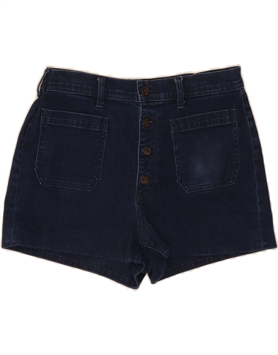 J. CREW Womens Denim Shorts W31 Medium Navy Blue Cotton Vintage J. Crew and Second-Hand J. Crew from Messina Hembry 