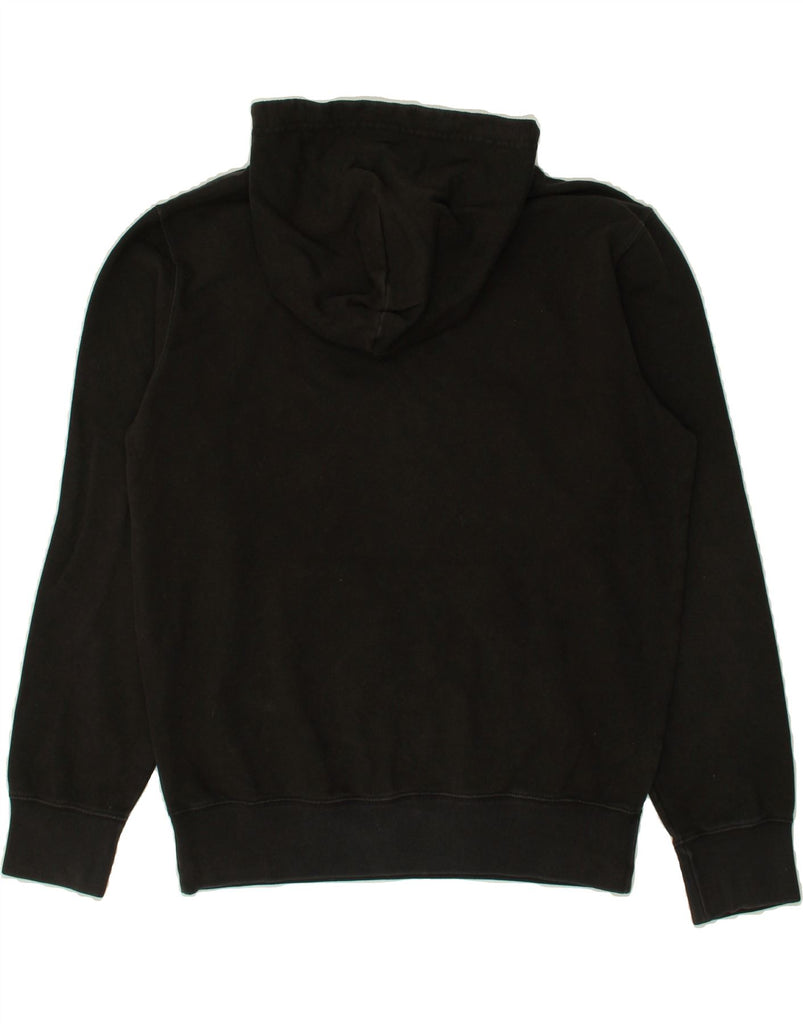 CHAMPION Womens Graphic Hoodie Jumper UK 14 Medium Black Vintage Champion and Second-Hand Champion from Messina Hembry 