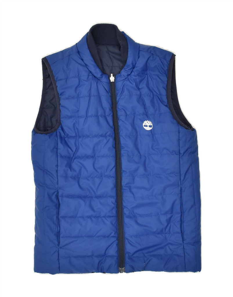 TIMBERLAND Boys Reversible Gilet 9-10 Years Navy Blue Colourblock | Vintage Timberland | Thrift | Second-Hand Timberland | Used Clothing | Messina Hembry 