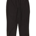 Marella Womens Straight Cropped Trousers W32 L23 Black