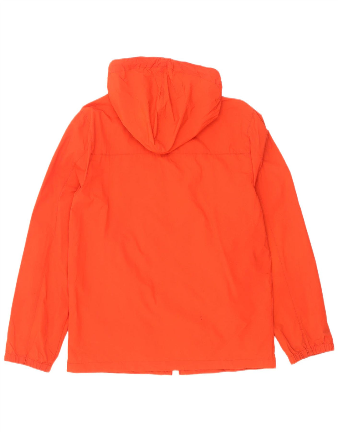 Jack Wills Mens Hooded Windbreaker Jacket UK 36 Small Orange Nylon