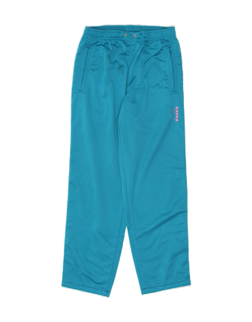 DIADORA Womens Tracksuit Trousers UK 6 XS Blue | Vintage Diadora | Thrift | Second-Hand Diadora | Used Clothing | Messina Hembry 