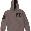 FRENCH CONNECTION Mens Graphic Hoodie Jumper Large Grey Cotton