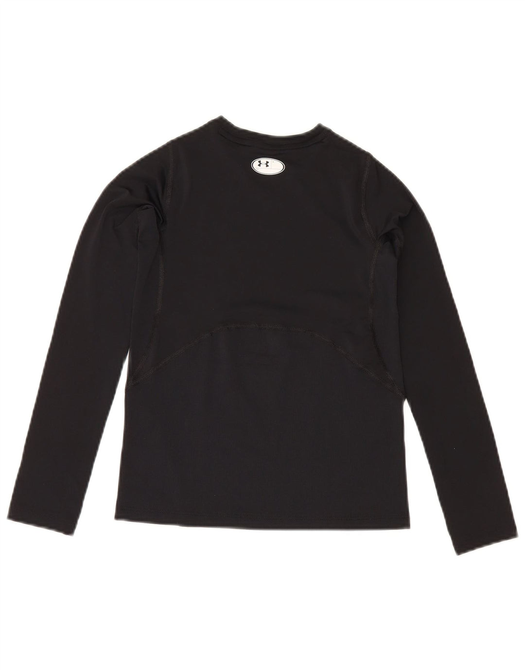 Under Armour Boys Heat Gear Top Long Sleeve 9-10 Years Medium Black