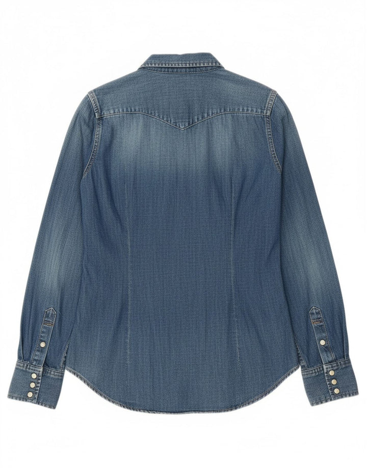 LEVI'S Mens Denim Shirt Small Blue Cotton