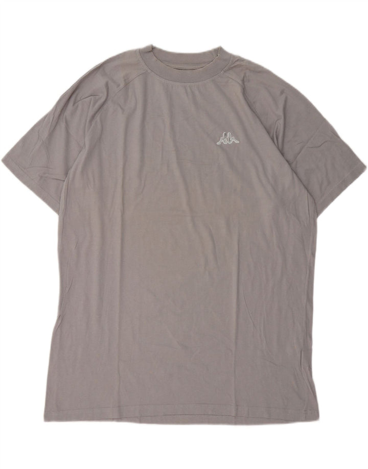 Kappa Mens T-Shirt Top 2XL Grey Cotton