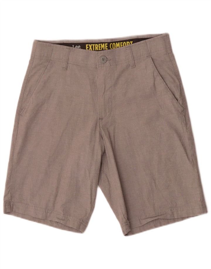 Lee Mens Chino Shorts W30 Medium Grey Cotton