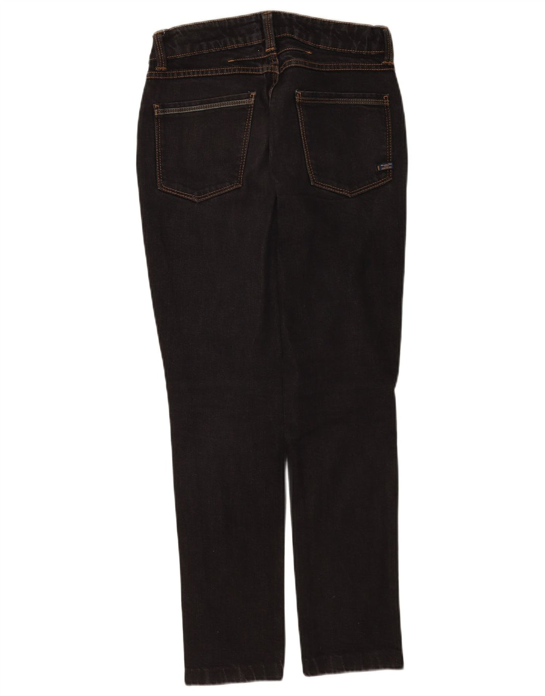 Massimo Dutti Womens Slim Jeans W27 L28 Black Cotton