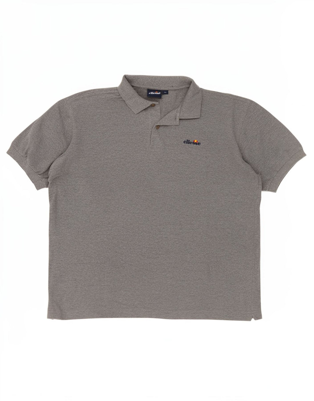 Ellesse Mens Polo Shirt 2XL Grey Cotton