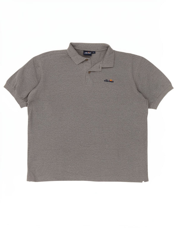 Ellesse Mens Polo Shirt 2XL Grey Cotton