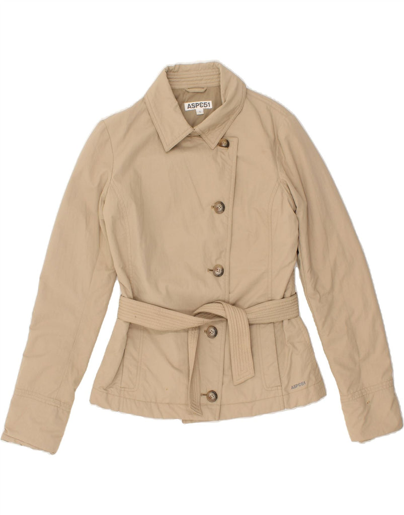 ASPESI Womens Bomber Jacket UK 10 Small Beige Polyamide Vintage Aspesi and Second-Hand Aspesi from Messina Hembry 