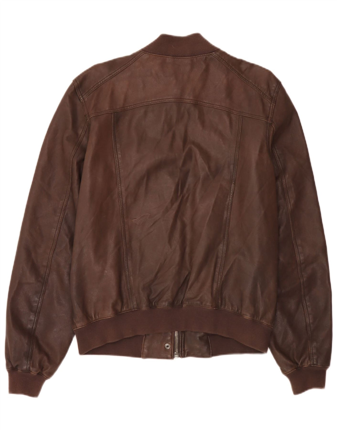 Vintage Mens Leather Jacket UK 40 Large Brown