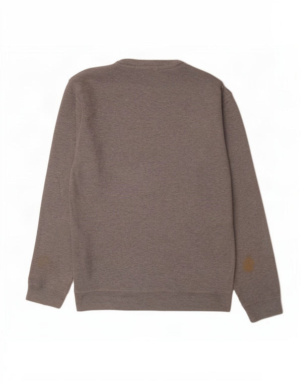 Crew Clothing Mens Sweatshirt Jumper XL Grey Flecked Cotton