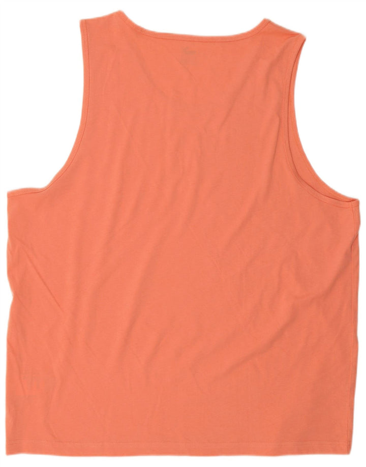 Puma Mens Graphic T-Shirt Top 2XL Pink Cotton