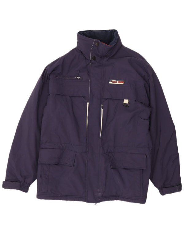Reusch Mens Windbreaker Jacket UK 40 Large Navy Blue Polyamide