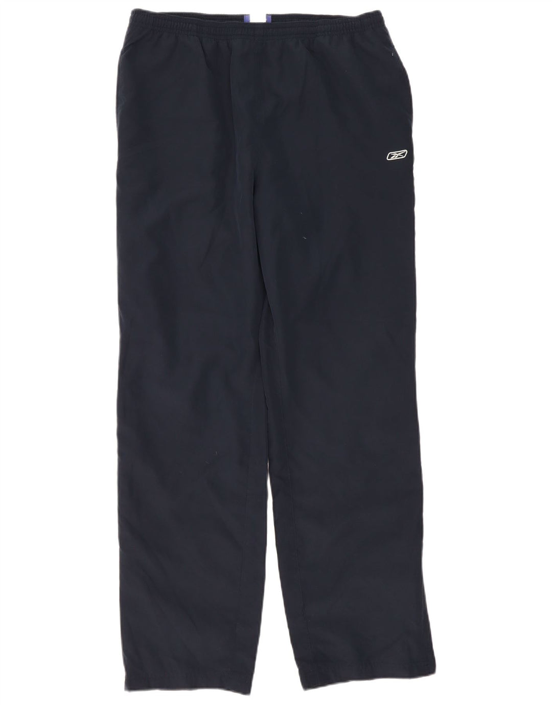 Reebok Womens Tracksuit Trousers UK 14 Large Navy Blue Polyester