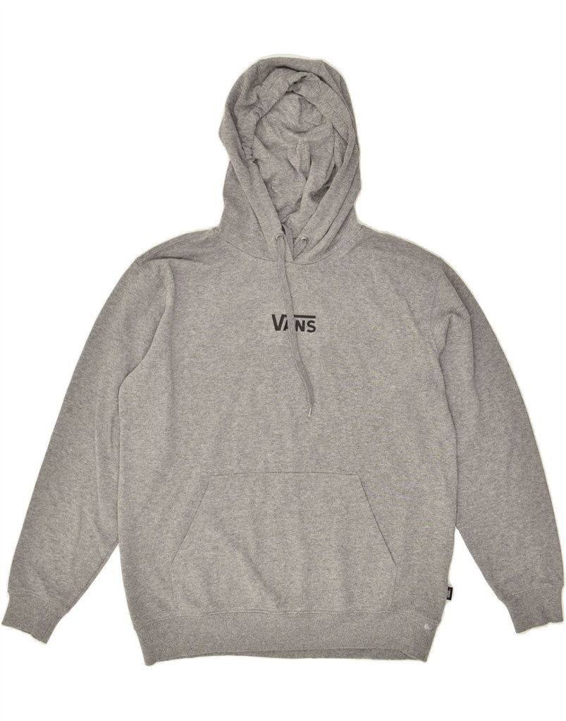 VANS Mens Hoodie Jumper Medium Grey Cotton | Vintage Vans | Thrift | Second-Hand Vans | Used Clothing | Messina Hembry 